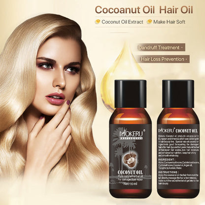 Coconut Oil Repair Frizz Repair Damage Hair Care Hair - www.Shopthatapp.com
