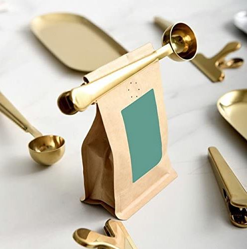 Plated Bag Clip with Scoop - www.Shopthatapp.com