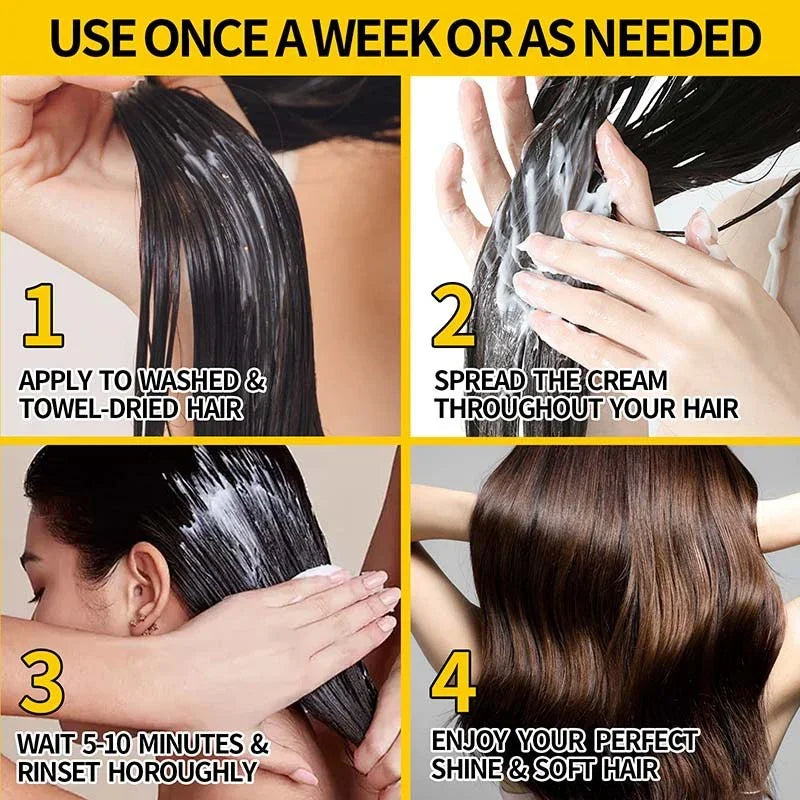 Collagen Hair Mask Nuts Oil Hair Conditioner - www.Shopthatapp.com