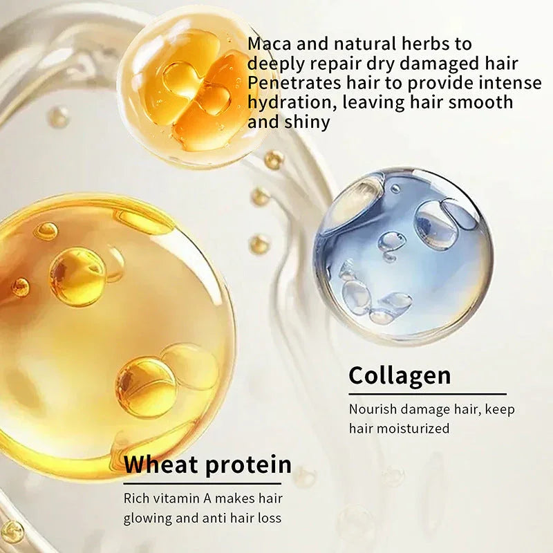 Collagen Hair Mask Nuts Oil Hair Conditioner - www.Shopthatapp.com