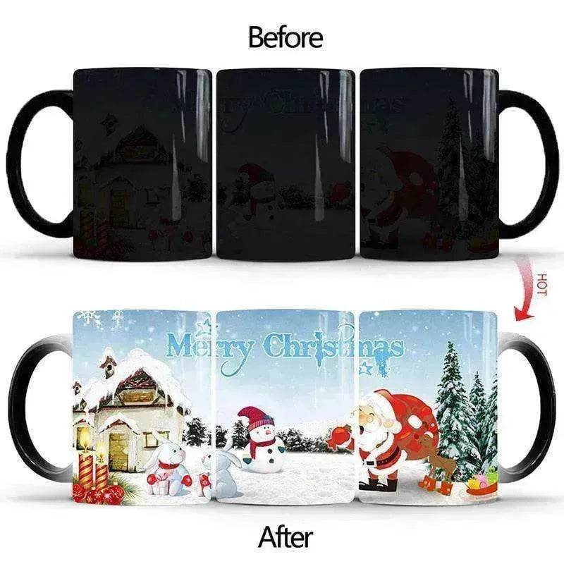 Color Change Christmas Mug Heat Sensitive Cup - www.Shopthatapp.com