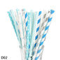 Color paper straws bronzing straws - www.Shopthatapp.com