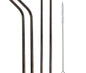 Colourful Reusable Stainless Steel Straws - www.Shopthatapp.com