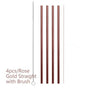 Colourful Reusable Stainless Steel Straws - www.Shopthatapp.com