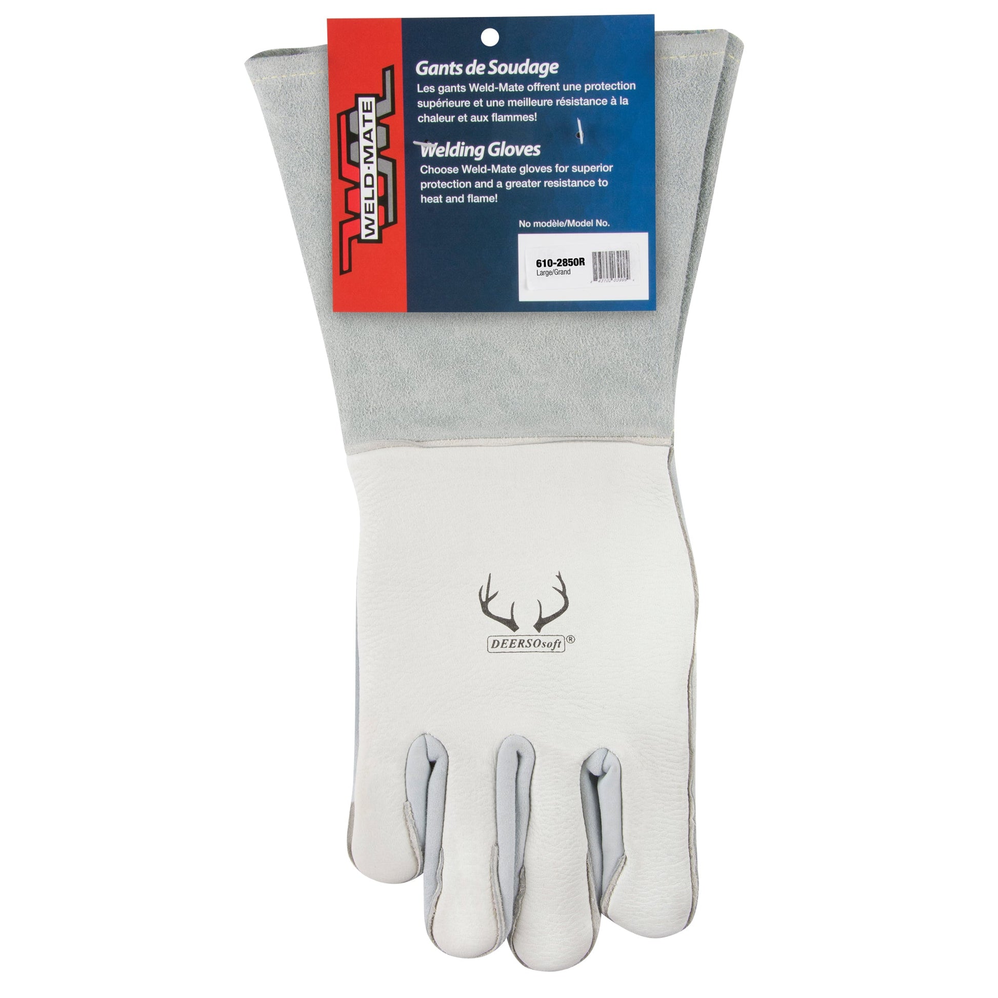 Comfoflex® Welding Gloves, Split Deerskin, Size Large - www.Shopthatapp.com #