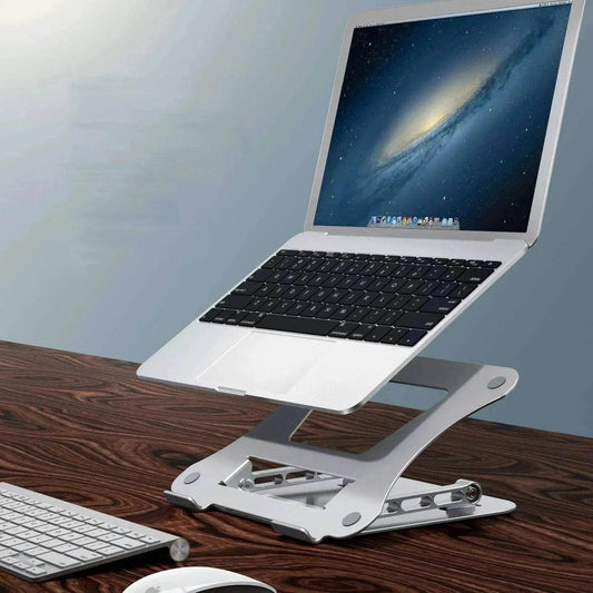 Computer Stand Laptop Aluminum Alloy Desktop Folding Portable Storage Base Can Lift Radiator - www.Shopthatapp.com