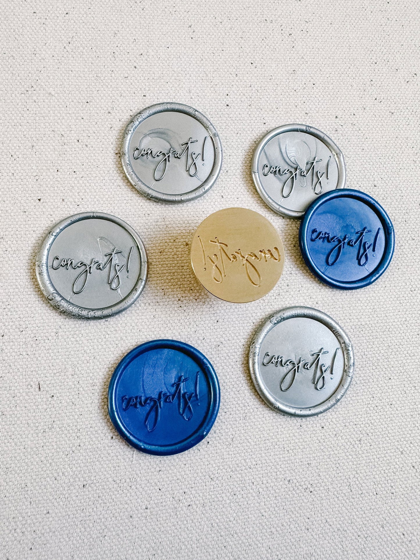 Congrats wax stamp - Www.Shopthatapp.com