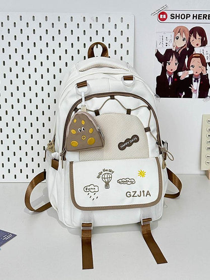 Contrast Colour School Bag – Spacious & Easy Carry - www.Shopthatapp.com #