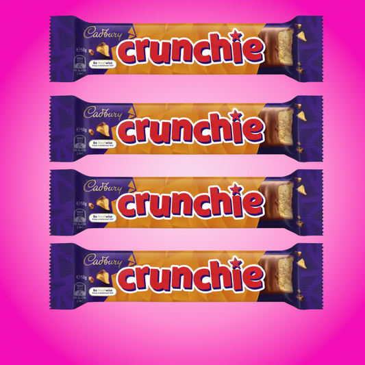 Lot de 4 barres Cadbury Crunchie