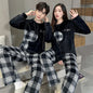 Coral Fleece Couple Plus Size Pajamas For Women - www.Shopthatapp.com