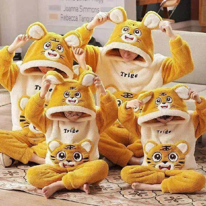 Coral Velvet Cute Cartoon Thick Pajamas - www.Shopthatapp.com #