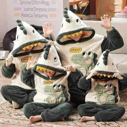 Coral Velvet Cute Cartoon Thick Pajamas - www.Shopthatapp.com #