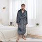 Couple Bathrobe Long Pajamas Homewear - www.Shopthatapp.com