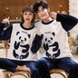 Couples Warm And Velvet Thickened Flannel Home Service Pajamas Set - www.Shopthatapp.com