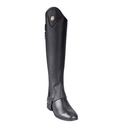 Cowhide Equestrian Chaps High Quality Thick Cowhide Double Zipper Riding Leg Guard Boots - www.Shopthatapp.com