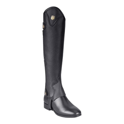 Cowhide Equestrian Chaps High Quality Thick Cowhide Double Zipper Riding Leg Guard Boots - www.Shopthatapp.com