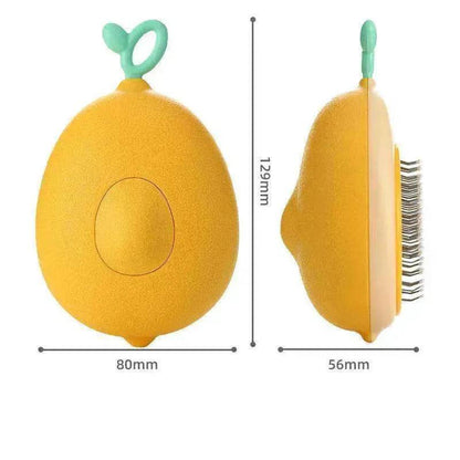 Creative Cat Grooming Comb Portable Massage Brush One-Button Remove Floating Hair Scraper Cats Dogs Pet Self Cleaning Tool Accessories - www.Shopthatapp.com