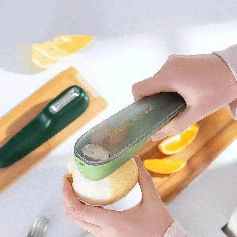 Creative Fruit & Vegetable Peeler With Storage box - www.Shopthatapp.com
