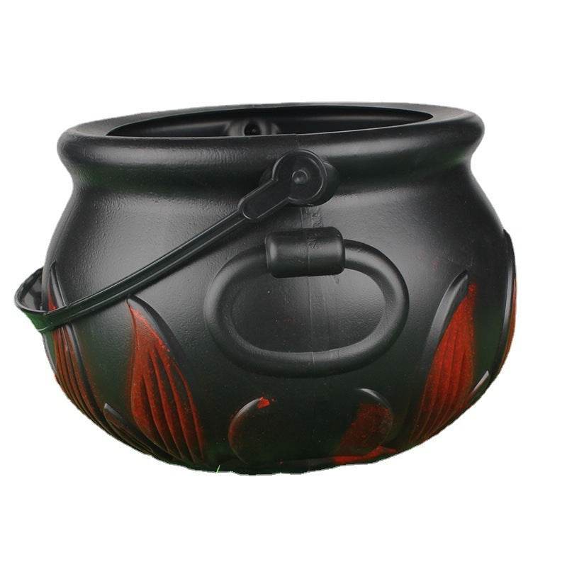 Creative Halloween Black Witch Flame Barrel Ornament - www.Shopthatapp.com #