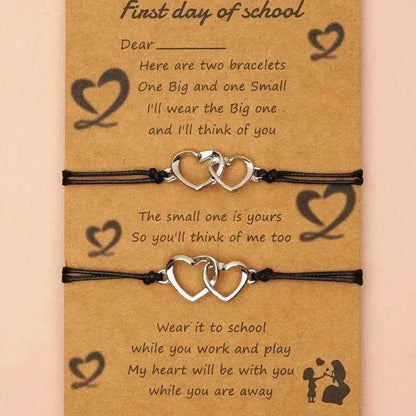 Creative Heart Shaped Wax Thread Braided Bracelet - www.Shopthatapp.com