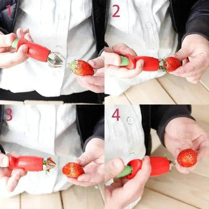 Creative Leaf Strawberry Fruit Huller Remover