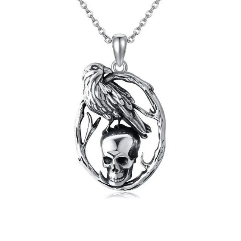 Creative Retro Halloween Skull Pendant Necklace - www.Shopthatapp.com