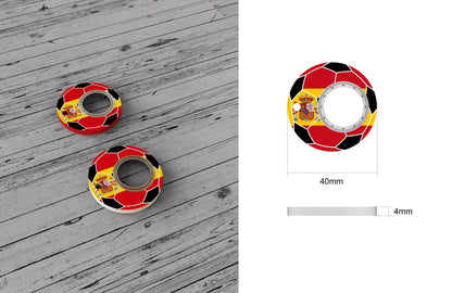 Creative Soccer World Teams Fidget Spinner Anti-Anxiety Relieves Stress Toy Keychain - www.Shopthatapp.com