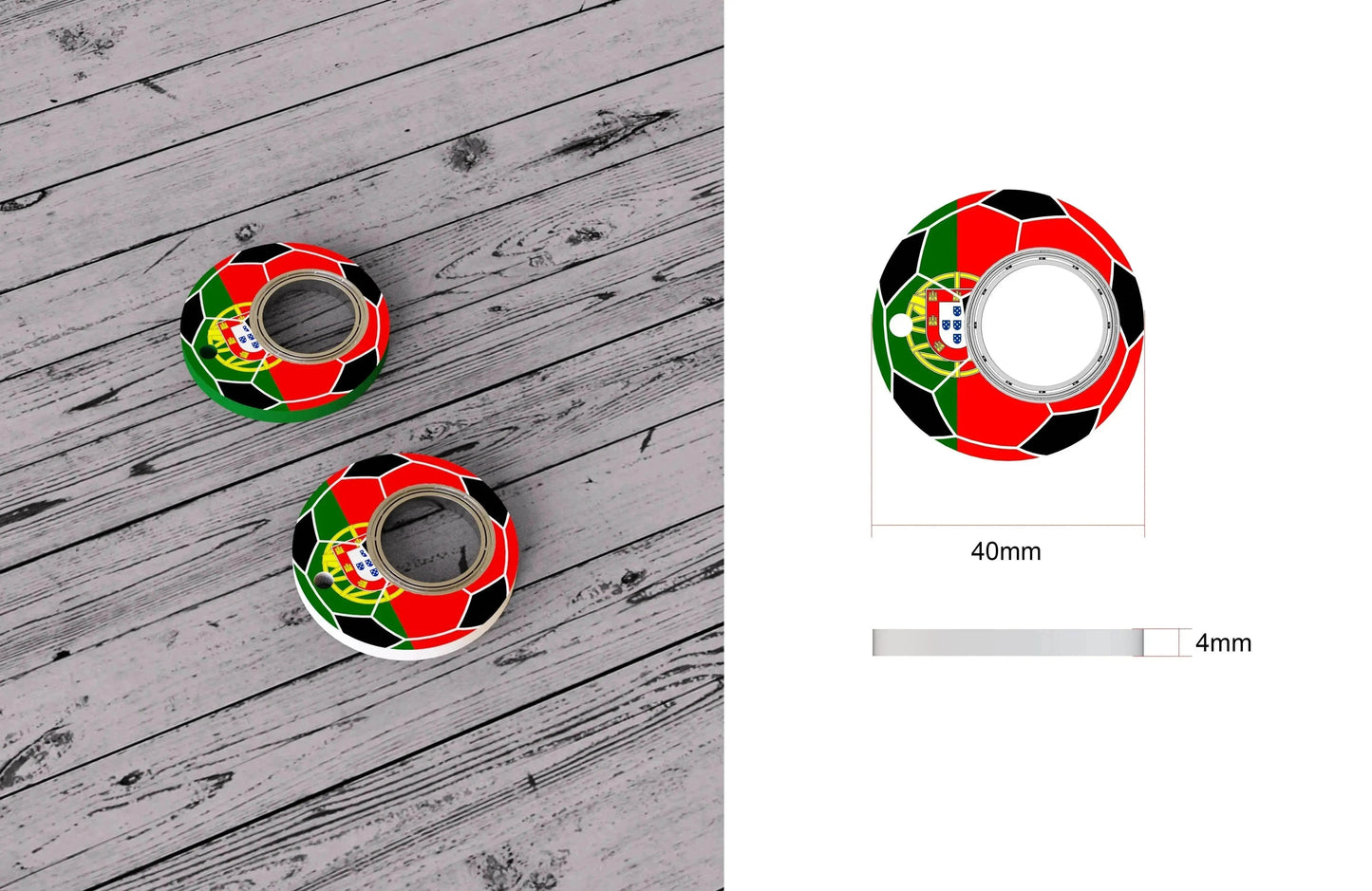 Creative Soccer World Teams Fidget Spinner Anti-Anxiety Relieves Stress Toy Keychain - www.Shopthatapp.com