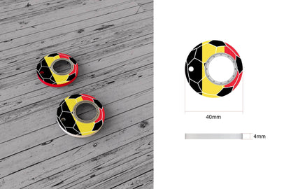 Creative Soccer World Teams Fidget Spinner Anti-Anxiety Relieves Stress Toy Keychain - www.Shopthatapp.com