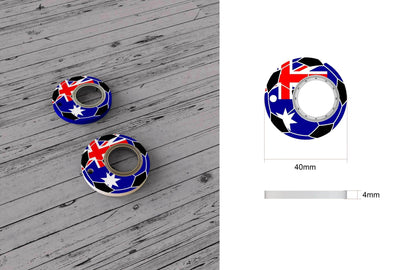 Creative Soccer World Teams Fidget Spinner Anti-Anxiety Relieves Stress Toy Keychain - www.Shopthatapp.com