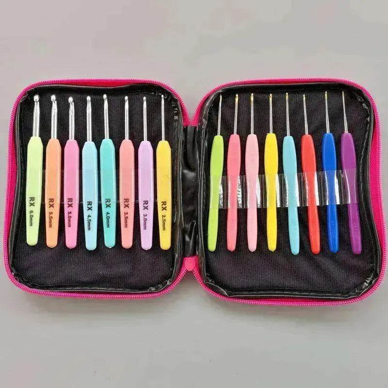 Crochet Tools Soft Plastic Handle Alumina Crochet - www.Shopthatapp.com