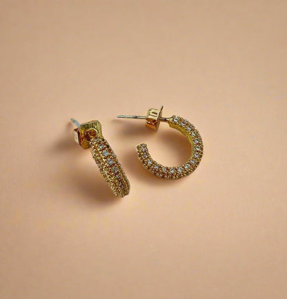 Cubic Zirconia Huggies - www.Shopthatapp.com