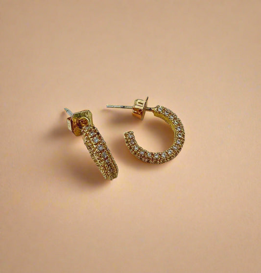 Cubic Zirconia Huggies - www.Shopthatapp.com