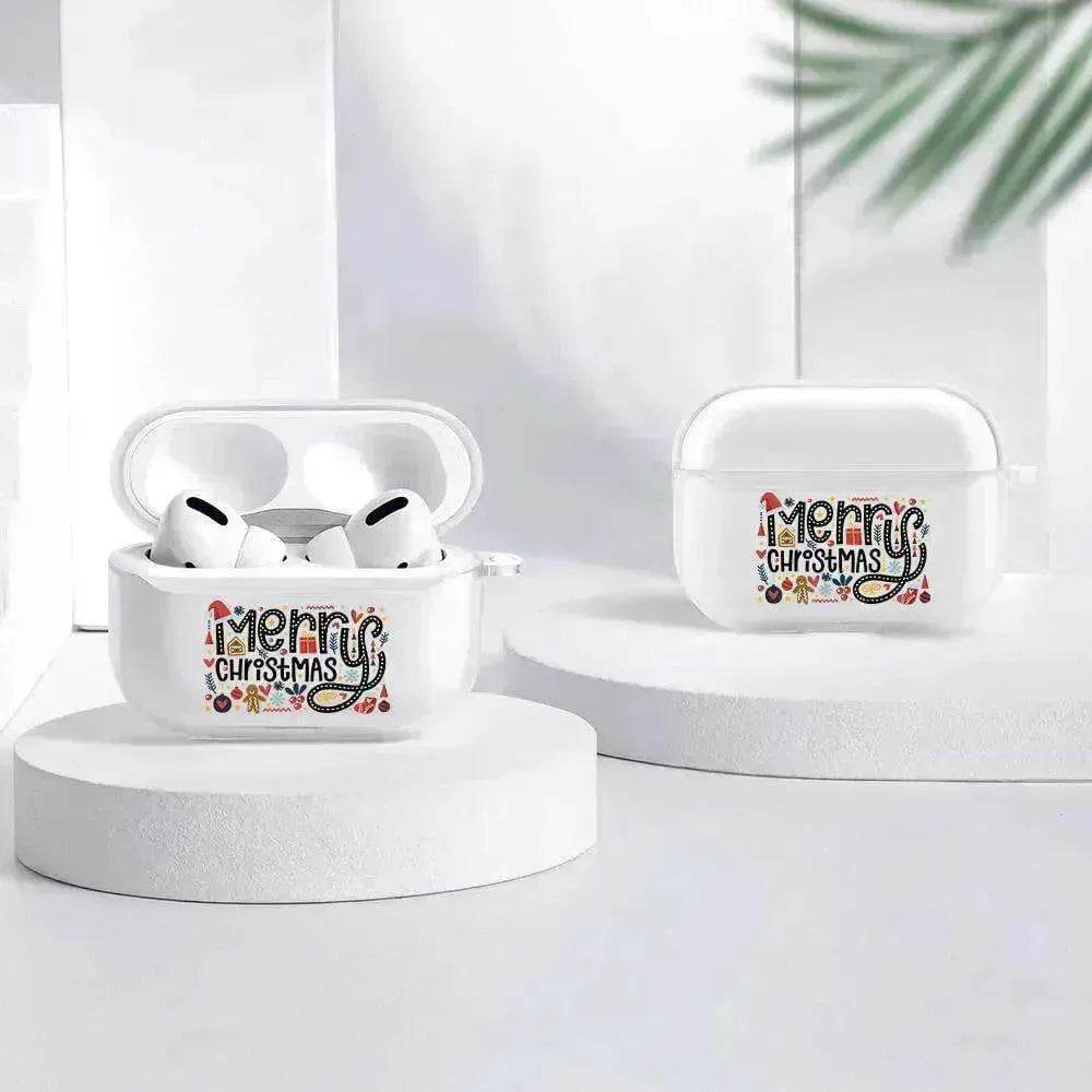 Custom Soft Silicone Transparent Air pods Pro Earphone Case Cover - www.Shopthatapp.com