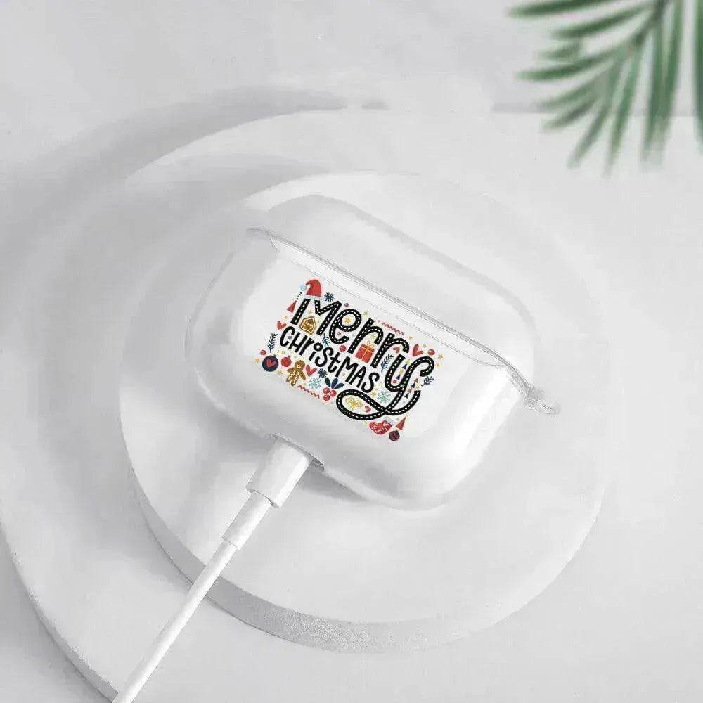 Custom Soft Silicone Transparent Air pods Pro Earphone Case Cover - www.Shopthatapp.com