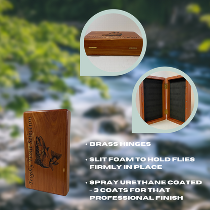 Local Hand Crafted Wooden Flyboxes & Fly Kits - www.Shopthatapp.com