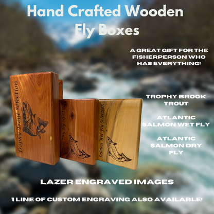 Local Hand Crafted Wooden Flyboxes & Fly Kits - www.Shopthatapp.com