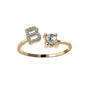 Customizable 26-Letter Ring: Fashionable & Elegant Jewelry - www.Shopthatapp.com