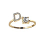 Customizable 26-Letter Ring: Fashionable & Elegant Jewelry - www.Shopthatapp.com