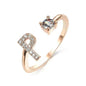 Customizable 26-Letter Ring: Fashionable & Elegant Jewelry - www.Shopthatapp.com