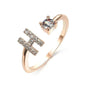 Customizable 26-Letter Ring: Fashionable & Elegant Jewelry - www.Shopthatapp.com