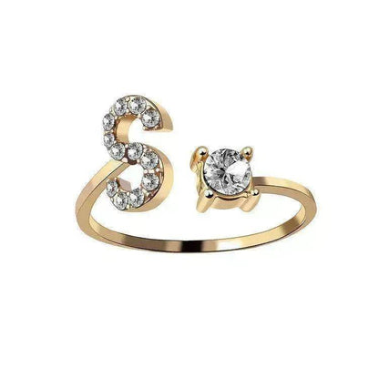 Customizable 26-Letter Ring: Fashionable & Elegant Jewelry - www.Shopthatapp.com