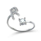 Customizable 26-Letter Ring: Fashionable & Elegant Jewelry