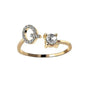 Customizable 26-Letter Ring: Fashionable & Elegant Jewelry