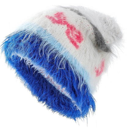 Cute Cat Ears Knitted Hat Earflaps Slipover Woolen Cap Beanies - www.Shopthatapp.com #