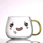 Cute Glass Expression Coffee Cup Mug - www.Shopthatapp.com