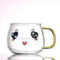 Cute Glass Expression Coffee Cup Mug - www.Shopthatapp.com