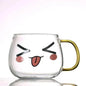 Cute Glass Expression Coffee Cup Mug - www.Shopthatapp.com