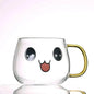 Cute Glass Expression Coffee Cup Mug - www.Shopthatapp.com