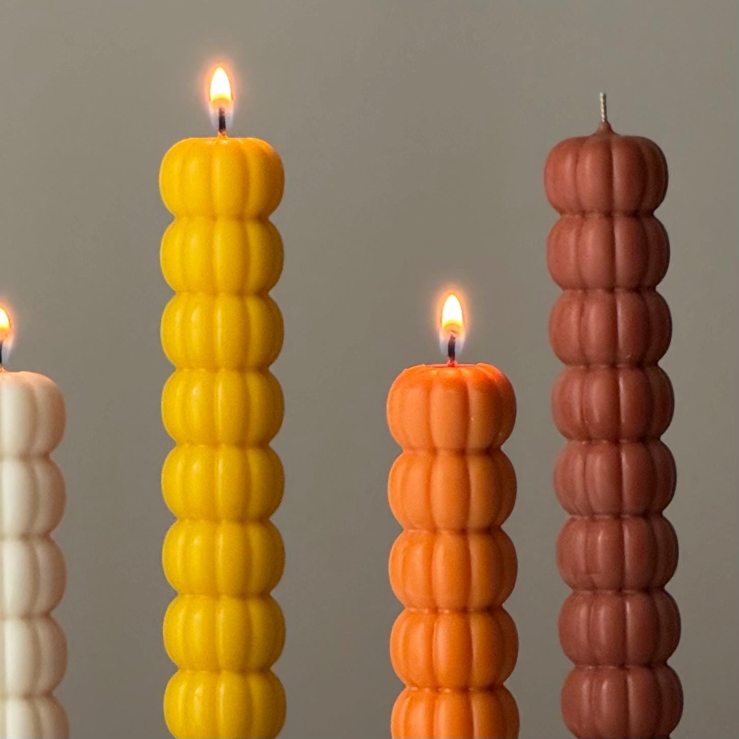 Cute Halloween Pumpkins Taper - www.Shopthatapp.com #